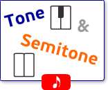 Tone and semitone